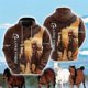 thumbnail image 3 of Sudadera con capucha para amantes de los caballos para hombre, ropa informal con gráficos de granja, jerséis con cara de caballo, chándal ecuestre, top informal Y2k para niño, 3 of 5