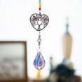 thumbnail image 2 of Life Tree Colgante de cristal para ventana, decoración de ventana, jardín, decoración del hogar (multicolor-cónico), 2 of 5
