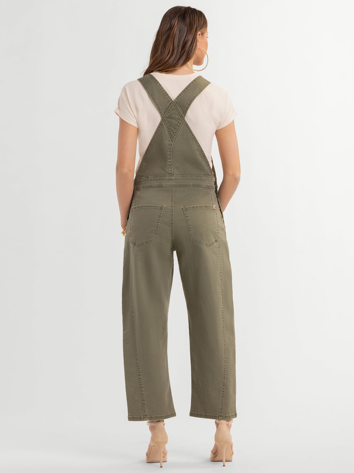 Jessica Simpson Women's Overall Barrel Leg, Sizes XS-XL