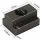 thumbnail image 5 of 5Pcs M12 T-Slot Nuts, T-slot Nut Thread, with Black Oxide Finish, 5 of 5