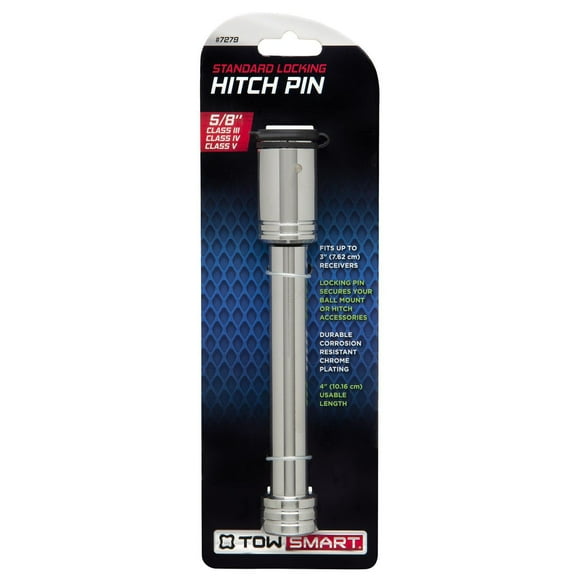 Cadenas d'attelage verrouillable Towsmart de type baril, 5/8 po Verrou de récepteur de style baril