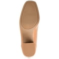 thumbnail image 5 of Journee Womens Maize Back Heel Zip Stacked Heel Booties, 5 of 8