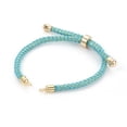 thumbnail image 4 of 5pc 22cm Adjustable Nylon Cord Slider Bracelet Making with Brass Findings Real 24K Gold Plated, 4 of 4