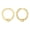 10K Yellow Gold, variant on FINE JEWELRY Sterling Silver Lab Grown Diamond Hoop Earrings (1 1/2 cttw, D-F Color, VS1 Clarity)