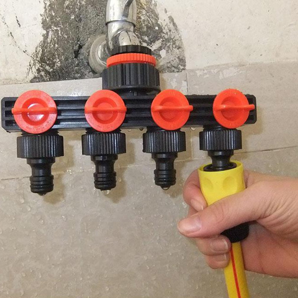 Brand New Hose Splitters Drip Garden Irrigation 4Way Water Garden Hose