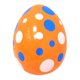 thumbnail image 1 of Huevo de Pascua inflable de PVC, colorido, decorativo, 27 x 35 cm Naranja, 1 of 9