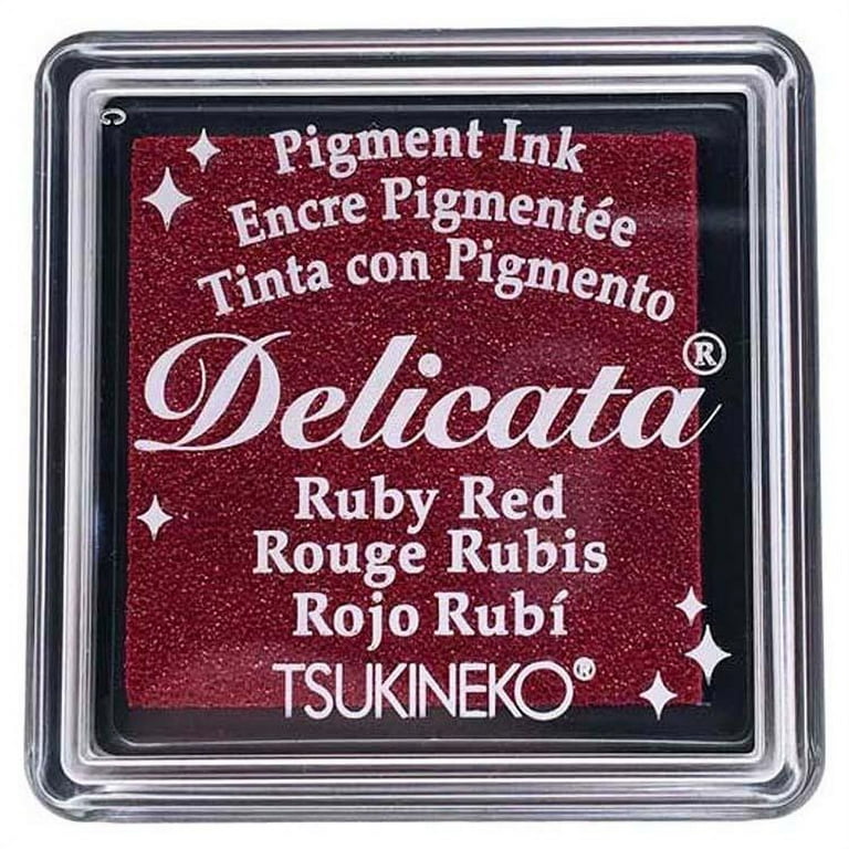 Delicata Small Pigment Ink Pad-Pink Shimmer