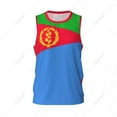 thumbnail image 2 of Eritrea Flag Men Basketball Sports Jersey Running Fitness Multifunction Sleeveless tshirt Exclusive Custom Name Nunber, 2 of 9