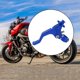 thumbnail image 5 of Palancas de embrague universales cortas para acrobacias CNC 22mm 7/8 "aleación de aluminio para Suzuki KX85 KX250 KX500 KX250F Sv1000 GSX650F Azul Macarena Palanca de embrague de truco corto, 5 of 8