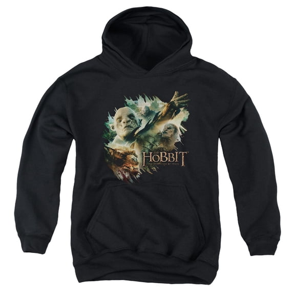 Hobbit - Baddies - Youth Hooded Sweatshirt - Large