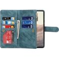 thumbnail image 5 of for Google Pixel 6 Phone Case Wallet for Women Men with Crossbody Strap Lanyard,Google Pixel 6 Wallet Case with Card Holer,Zipper Pocket PU Leather Phone Case for Pixel 6, 6.4 Inch, Blue, 5 of 9