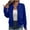 Blue, variant on cocolona Womens Long Sleeve Zipper Stand Collar Jacket Fall Casual Lightweight Coat Tops with Pockets Jackets for Women