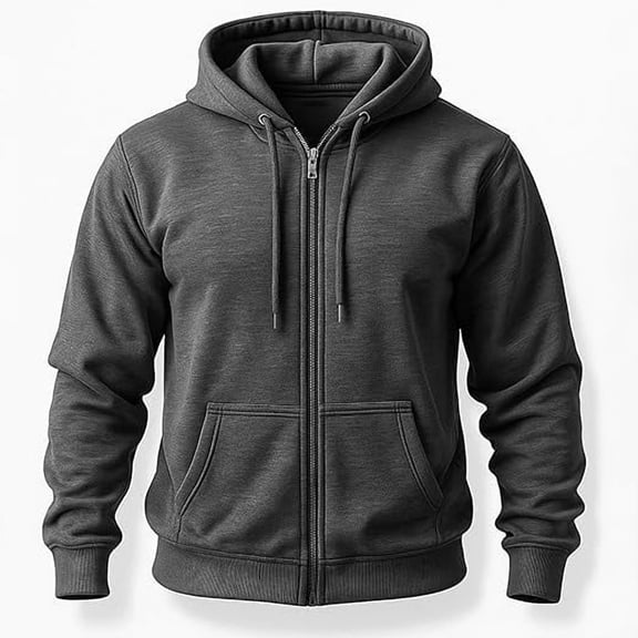 LVAD Full-Zip Hoodie for Men HeartMate 2 & 3 with Secure Device Pockets, Durable Fleece Fabric, YKK Zipper & Comfortable Fit