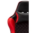 thumbnail image 2 of Fauteuil de jeu Violet, noir/rouge, 2 of 6