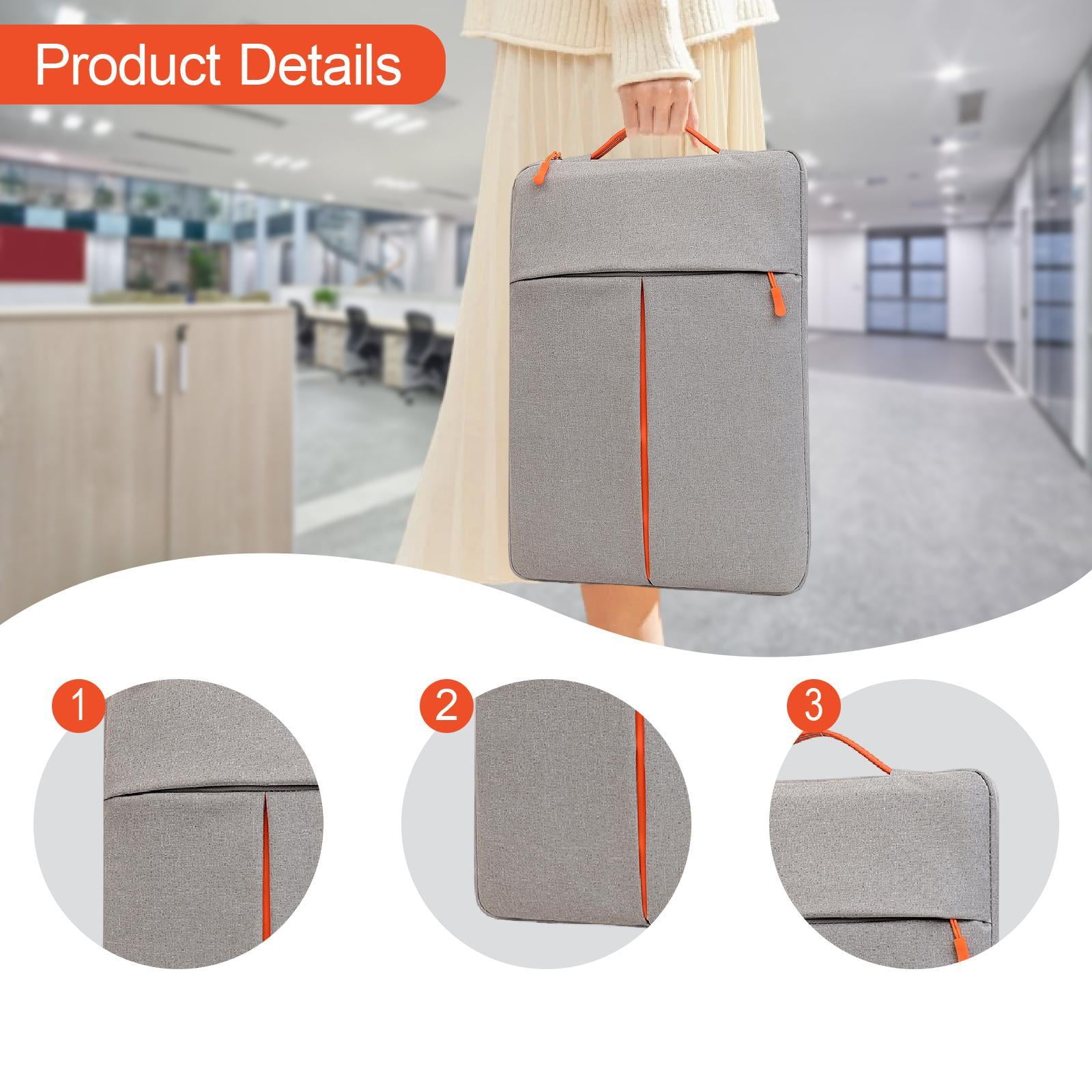 LeeQinersw Laptop Sleeve Bag Briefcase Notebook Bag Carrying Case Portable Computer Bag Gray