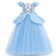 thumbnail image 5 of Frozen Girls Elsa Anna Princess Dress Kids Cinderella Rapunzel Belle Snow White Disguise Cosplay 2024 Halloween Carnival Costume, 5 of 5