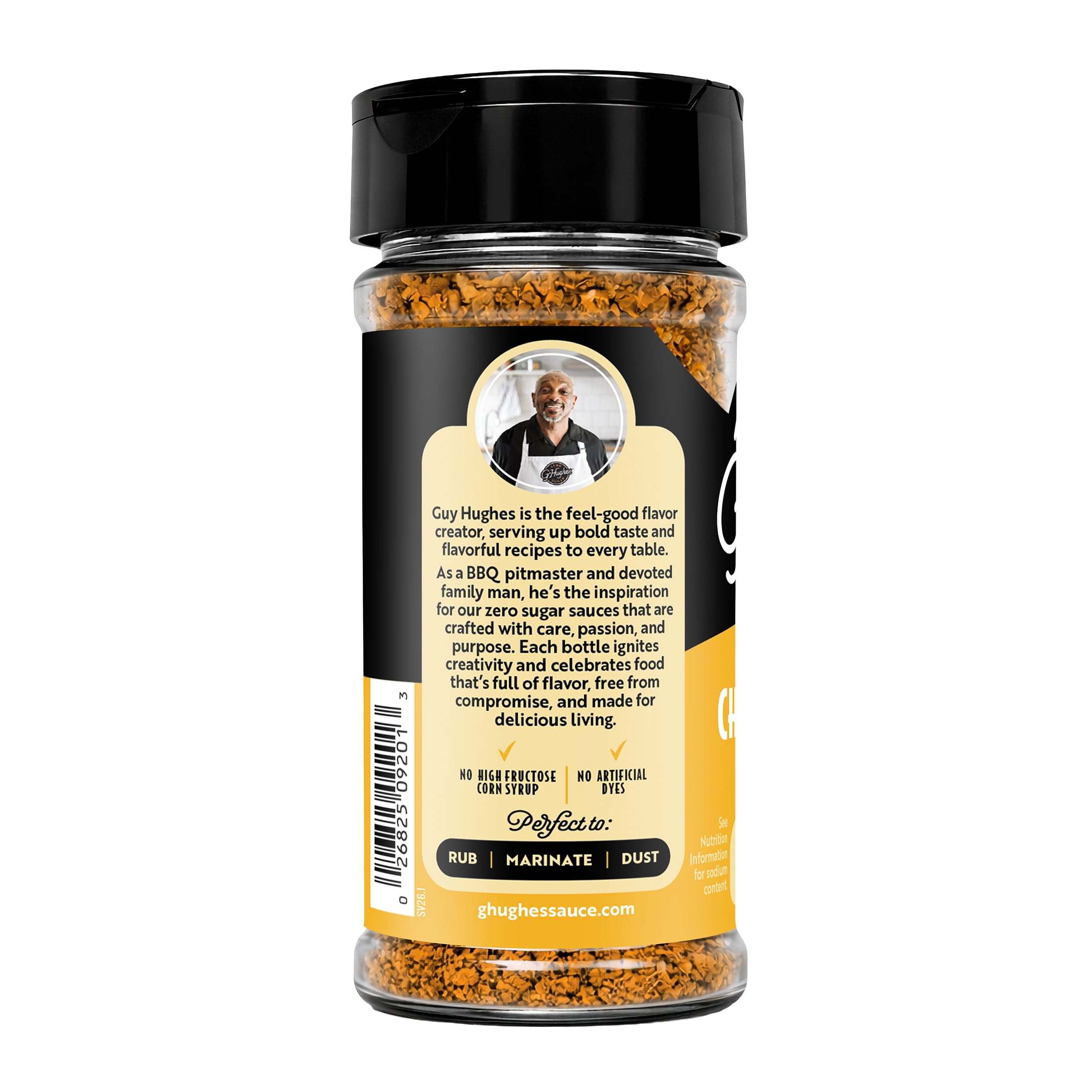 (2 pack) G Hughes Zero Sugar Chicken Herb Spice Rub, 3.75 oz