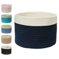 thumbnail image 2 of Colonial Mills Mona-Mi Large Color Dipped Storage Basket 14x14x14 Navy, 2 of 5