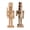 E, variant on Ruanlalo 18CM Christmas Wooden Unfinished Nutcracker Figurine DIY Blank Unpainted Soldier Figure Festival Holiday Party Ornament Decoration