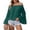 Army Green, variant on Women's off Shoulder Tops Bell Long Sleeve Chiffon Blouse Casual Loose Shirts Trendy Flowy Dressy Vacation Outfits White