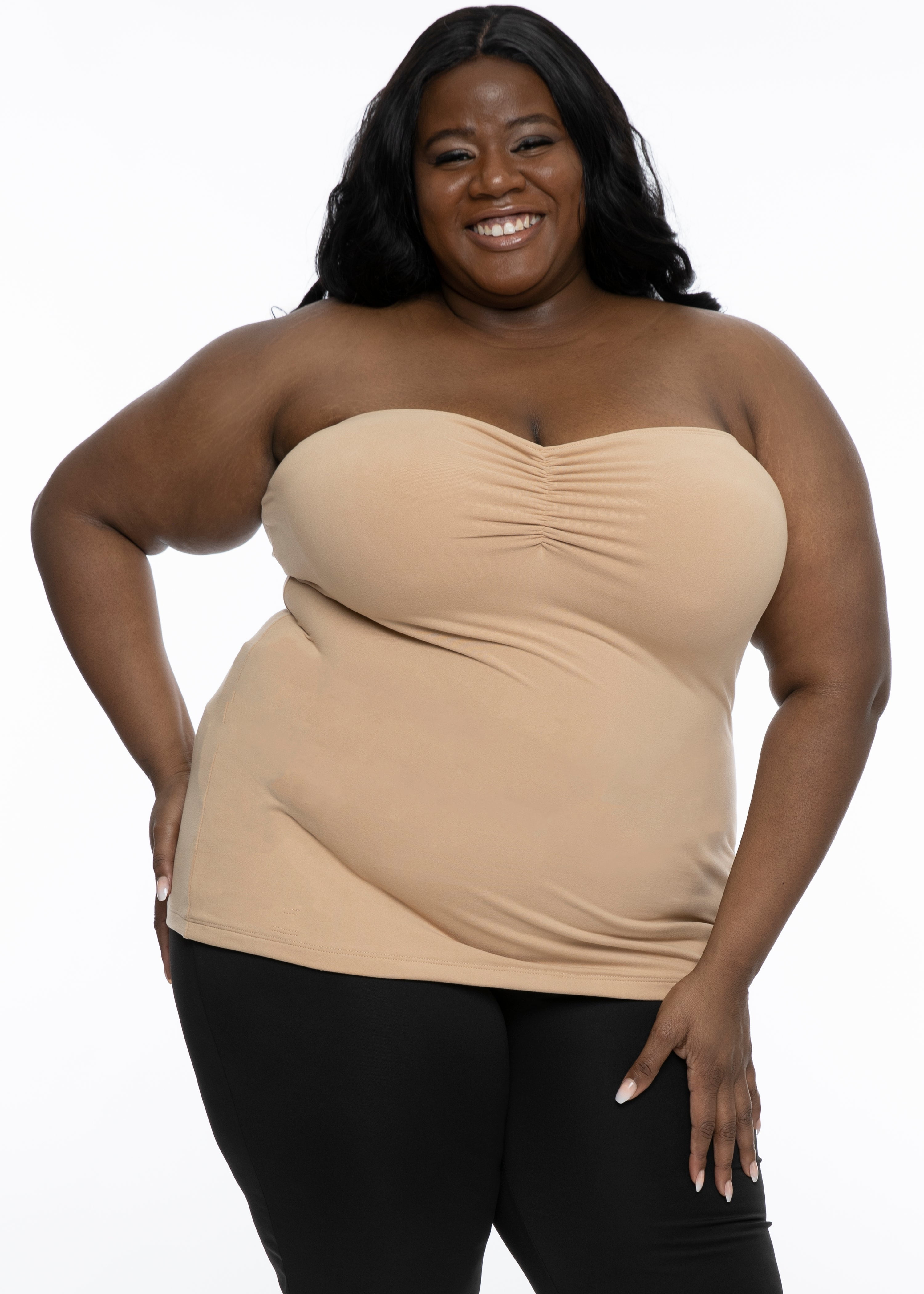 air boat skate Stretch Is Comfort Women's Plus Oh so Soft Ruched Bust Strapless Long Tube  Top|Adult Xlarge-3x - Walmart.com