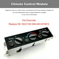 thumbnail image 2 of Air Conditioning Control Module for Chevrolet C1500 C2500 1996-2000, Replacement OEM 16231165 599-006 9378815 A/C Heater Climate Control Panel -black, 2 of 5