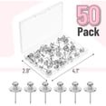 thumbnail image 4 of Mr. Pen- Double Headed Picture Hanging Nails, 50 Pack, Silver, 4 of 8