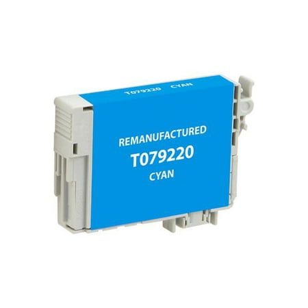 EPC Remanufactured High Yield Cyan Cartridge for Epson T079220 Epson Stylus Photo 1400; Artisan 1430 - Cartridge  Cyan (High Capacity) (Remanufactured). The OEM part number that this item replaces is part number Epson T079220. This item is a EPC branded replacement for Epson T079220 that is offered at a substantial value-driven savings  and that ships fast and accurately. You won t be disappointed with your purchase  we guarantee it. The page yield of this High Yield Cyan Cartridge for Epson T079220 is 810 pages. Comparable models include: Epson T079220 - 79. Compatability includes: Epson Artisan 1430  Epson Stylus Photo 1400. Get this High Yield Cyan Cartridge for Epson T079220 enjoy fast shipping and low prices today.