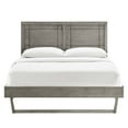 thumbnail image 6 of Modway Marlee Wood Frame Queen Platform Bed with Angular Frame in Gray, 6 of 11