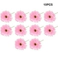 thumbnail image 2 of Bearachild 10 Uds. De Gerbera Artificial para interiores de Hotel de oficina, ramo de un solo tallo, simulación realista, flores falsas, Decoración Rosa, 2 of 6