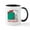 White/Black Inside, variant on CafePress - Snoopy Holiday Present Mugs - 11 oz Ceramic Mug - Novelty Coffee Tea Cup