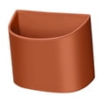 thumbnail image 6 of Leather Car Door Cup Holders Multifunctional Bin Storage Box Hanging Organizer with Clip-on Mounting for Easy Access to Drinks, Phones, and Small Items for Car Organization,Orange, 6 of 7