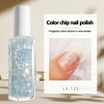 thumbnail image 2 of Glitter Nail Polish with Colorful Paper Flakes, Large Glitter Nail Polish, Coarse Glitter Nail Polish, No-Cure Quick-Dry Odorless Nail Polish 10g, 2 of 3
