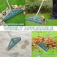thumbnail image 4 of Artificial Turf Rake with Adjustable Steel Handle from 32 to 61 Inch, Durable Artificial Grass Rake, Turf Brush for Cleaning pet Hair, Large Fallen Leaves and Dead Grass from Artificial Turf, 4 of 7