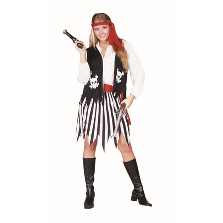 Pirate Lady Vest Skirt Costume