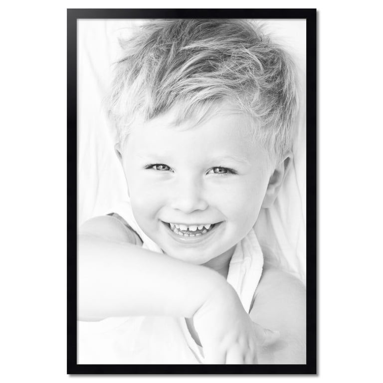ArtToFrames 40x60 CM / 15.75x23.62 INCH Black Picture Frame, This