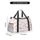 thumbnail image 3 of Easygdp bow ribbons Bolsa de Gimnasio, Bolsa de Viaje Duffel, Bolsa de Fin de Semana con Compartimentos, Bolsa de Mano para Noche, 3 of 7
