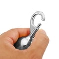 thumbnail image 4 of Unique Bargains 1.2' Stanchion Rope End Stopper Cord End Caps Barrier Rope End Cap Snap Hooks for Crowd Control, Silver, 4 of 6