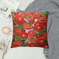 thumbnail image 2 of GOSMITH Throw Pillow Cases Watercolor Red Tomatoes Pillow Covers Rectangular Pillowcase Soft Decorative Throw Cushion Covers For Couch Office Sofa Bed Home Party Decorations, 2 of 5