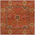 thumbnail image 6 of SAFAVIEH Heritage Sashka Traditional Wool Area Rug, Red/Multi, 9' x 12', 6 of 9