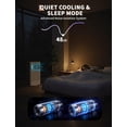 thumbnail image 6 of 8000 BTU Portable Air Conditioner – 3-in-1 Cooling Unit with Sleep Mode, 3 Speeds, Quiet Operation, Easy Install Window Kit for Rooms up to 350 Sq.Ft, Gray, 6 of 7