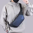 thumbnail image 5 of Bolso impermeable nuevo para hombre, resistente al desgaste, de alta gama, minimalista, para hombre, marca 2024, para viajes y compras, mini riñoneras, 5 of 5