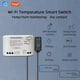 thumbnail image 4 of Interruptor Inteligente Unidireccional Tuya WiFi con Sensor de Temperatura y Humedad CA 85-250 V, Interruptor Inteligente Inalámbrico con Control Remoto, 4 of 5