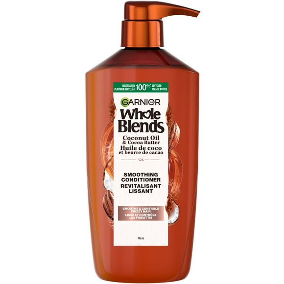 GARNIER Whole Blends Coconut Oil & Cocoa Butter Contrôle les frisottis Conditioner Contrôle les frisottis