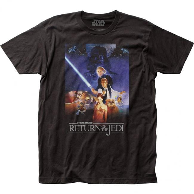 Star Wars The Return of the Jedi Movie Poster T-Shirt-3XLarge - Walmart ...