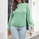 thumbnail image 4 of Suéteres para mujer Suéteres de otoño Cuello redondo Moda Manga larga Suéter suelto Tops Blusa de punto Odeerbi  ODB-5, 4 of 5
