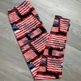 thumbnail image 2 of Super Soft High Waisted Stretchy Patriotic 4th of July Print Leggings for Women - One Size, Plus, 3X5X, 2 of 2