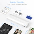 thumbnail image 5 of Crenova 13-Inch 3-in-1 Laminator Machine with Laminating Sheets, Trimmer & Corner Rounder, White, for Home Office, Holiday Gift, 5 of 9