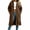 Coffee, variant on SETOOFF Women Long Maxi Length Zip Up Hooded Sweatshirt Side Split Long Line Hoodie Coat Oversized Drawstring Hood Jacket with Pockets Solid Color Casual Layering Outerwear for Fall Winter