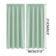 thumbnail image 3 of Cortinas escandinavas de seda de color liso | Aislamiento térmico y ahorro de energía | Cortinas opacas para dormitorio y cocina | Insonorización y reducción de ruido | Fácil instalación, 3 of 3